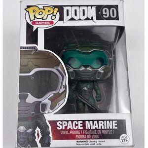 Funko Pop Games DOOM Space Marine #90 Vinyl Figure Collectible